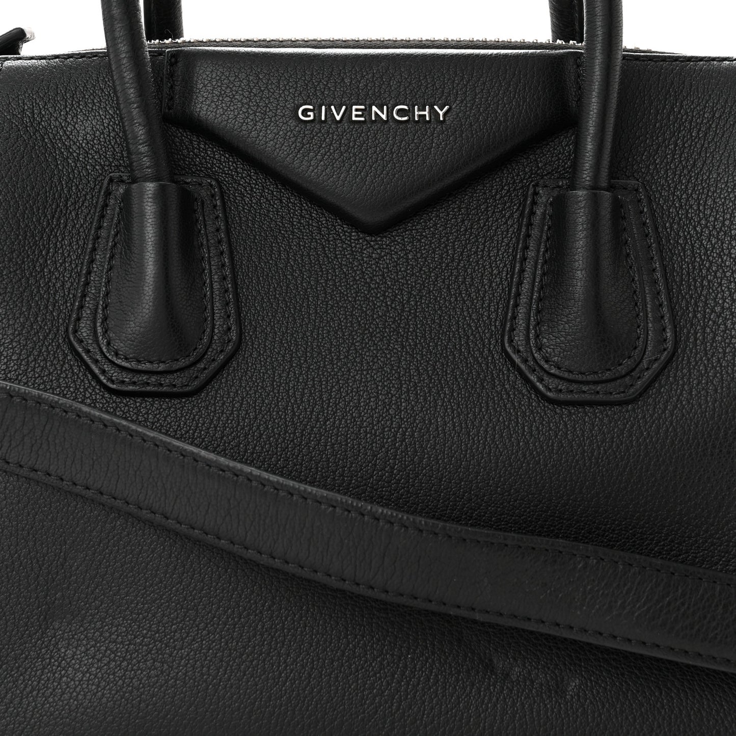 Sugar Goatskin Small Antigona Black