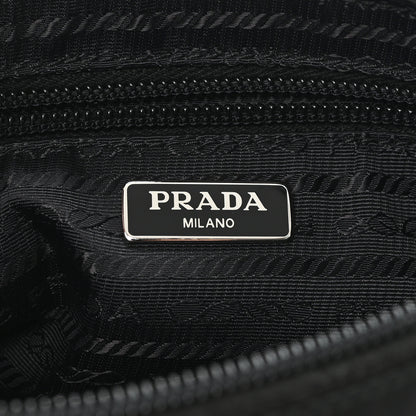 Prada Tessuto Nylon Saffiano Wristlet Black 6 of 7
