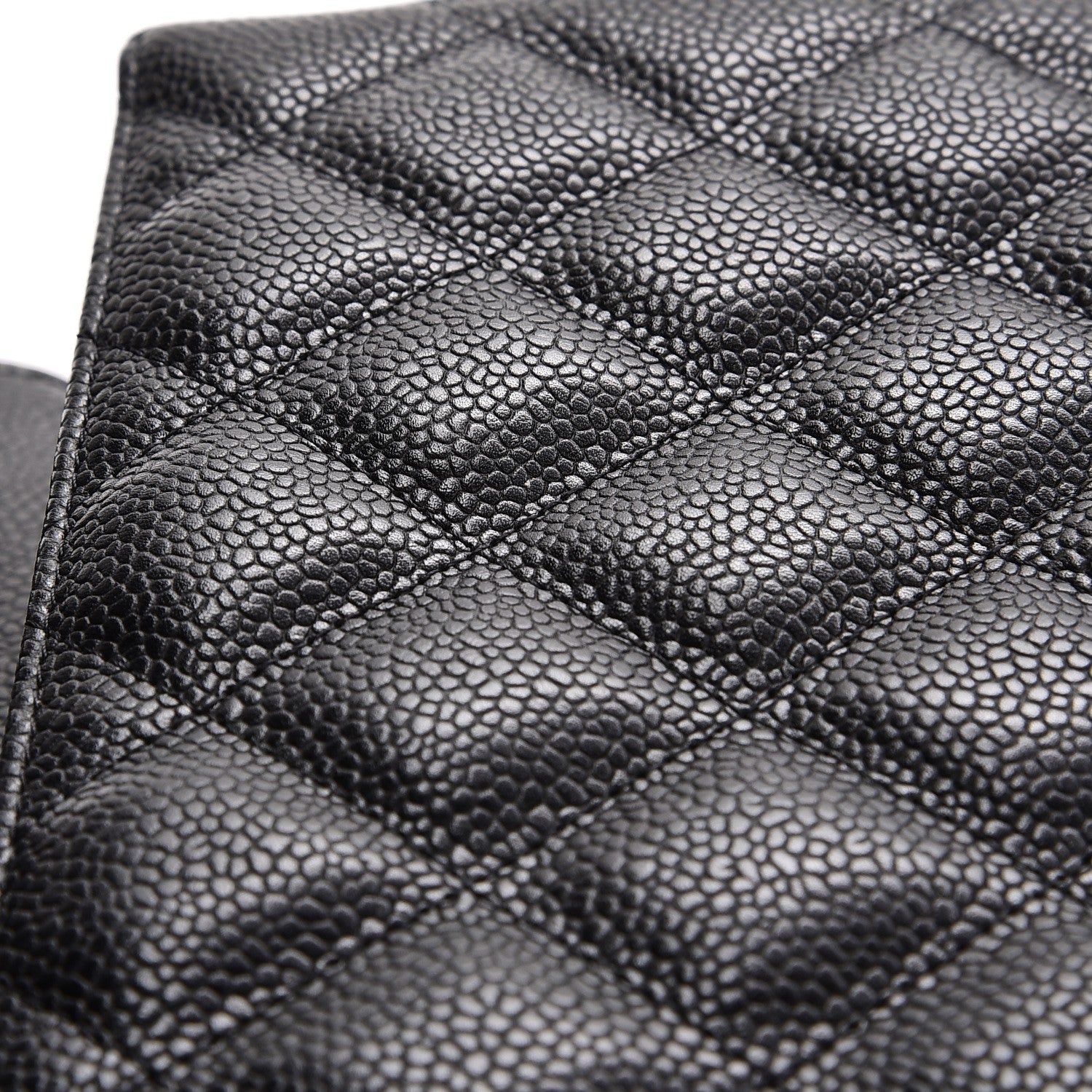 Chanel Caviar Quilted Jumbo Single Flap Black 8 of 12