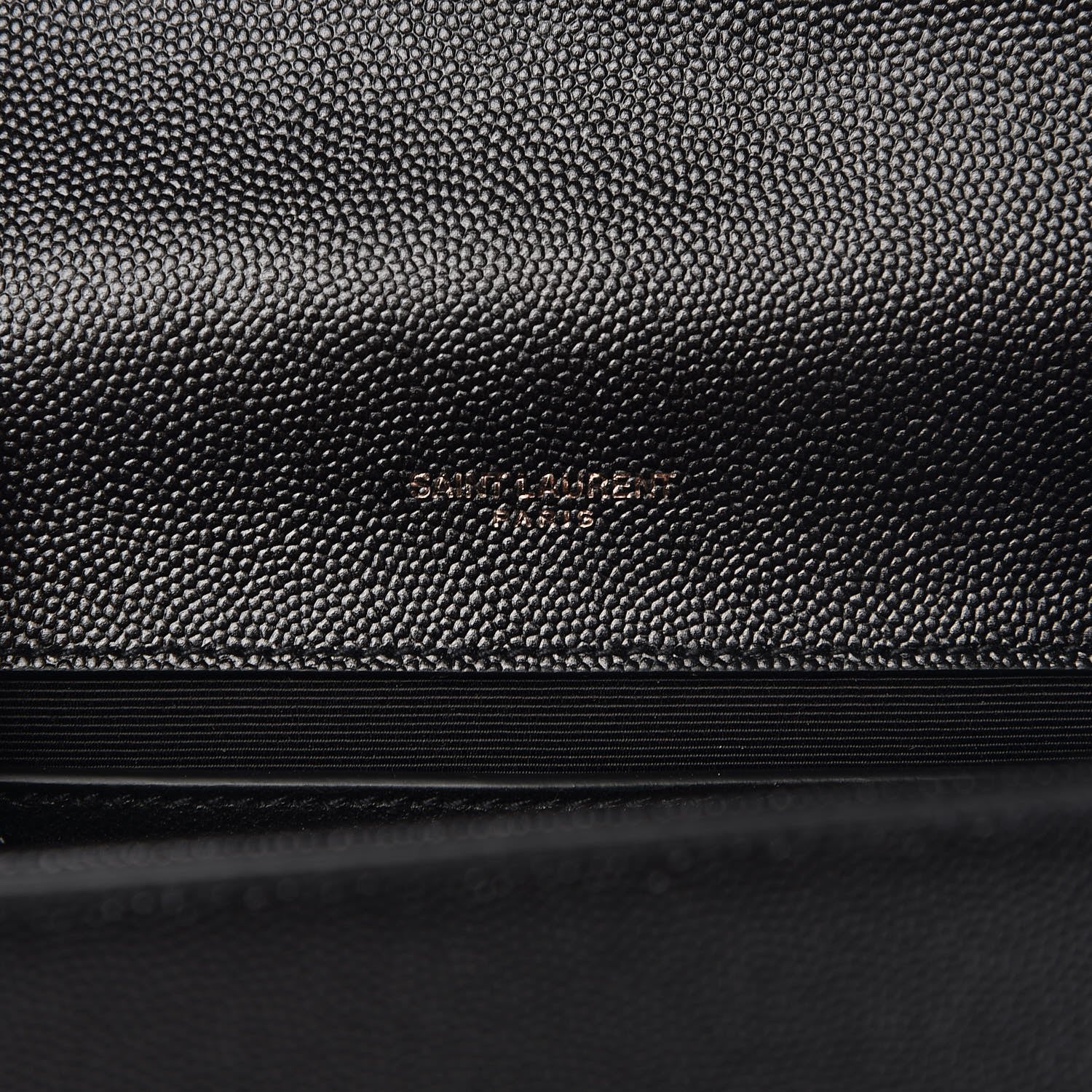 Saint Laurent Grain De Poudre Small Monogram Kate Satchel Black 6 of 7