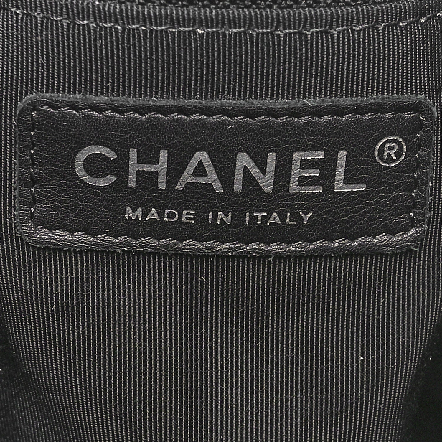 Chanel Lambskin Chevron Quilted Large Urban Spirit Drawstring Bag Black 6 of 10
