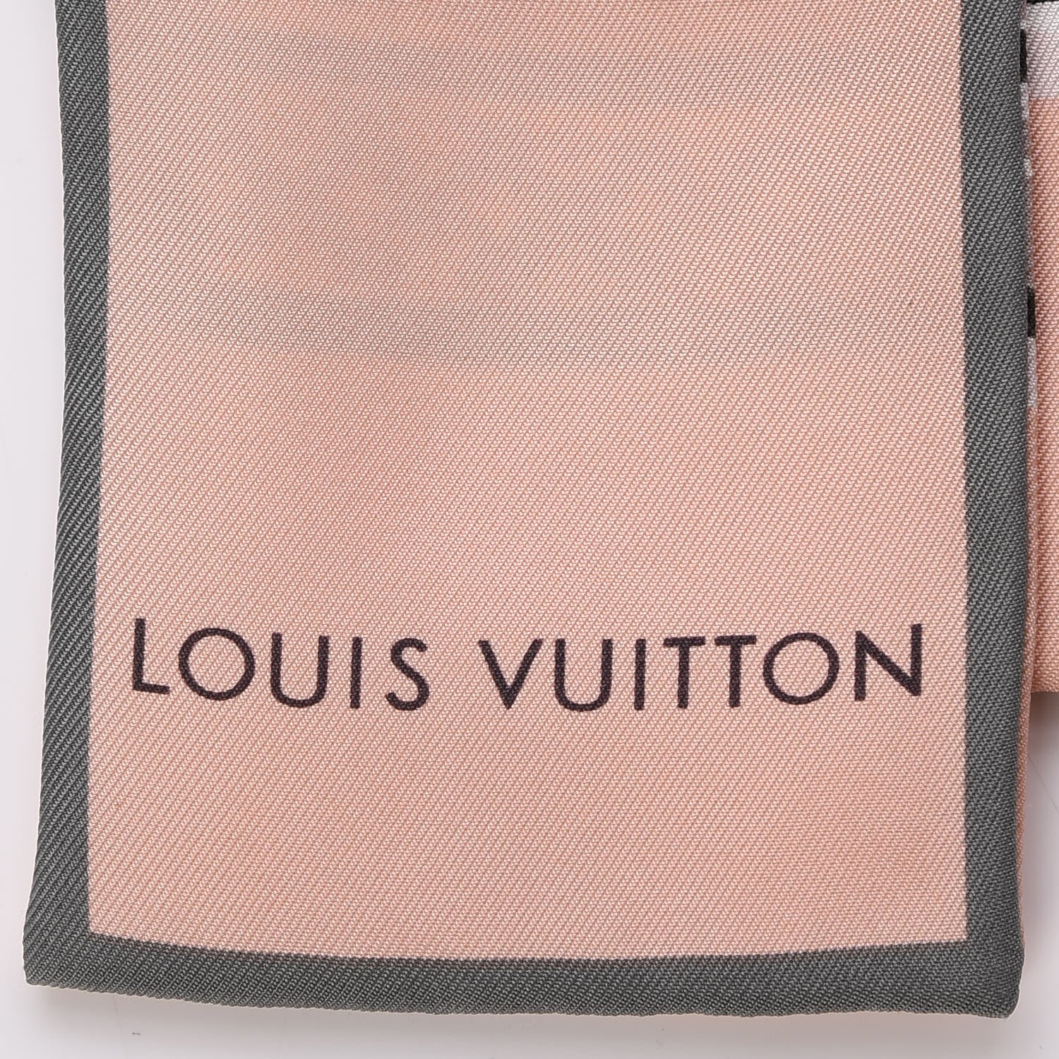 Louis Vuitton Silk Monogram Trunks Bandeau Rose Poudre 3 of 5