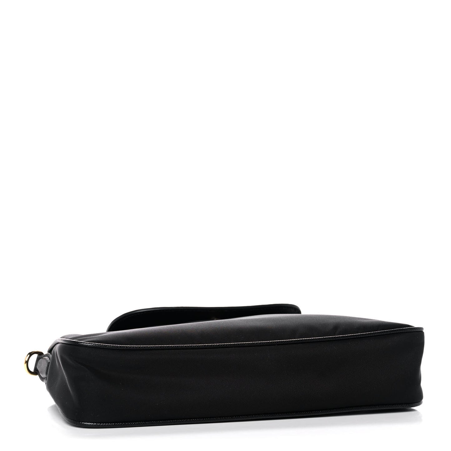 Tessuto Nylon Saffiano Crossbody Bag Black