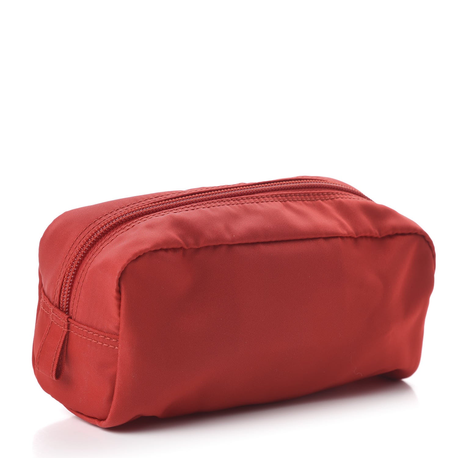 Prada Tessuto Nylon Vela Cosmetic Pouch Rosso 3 of 9