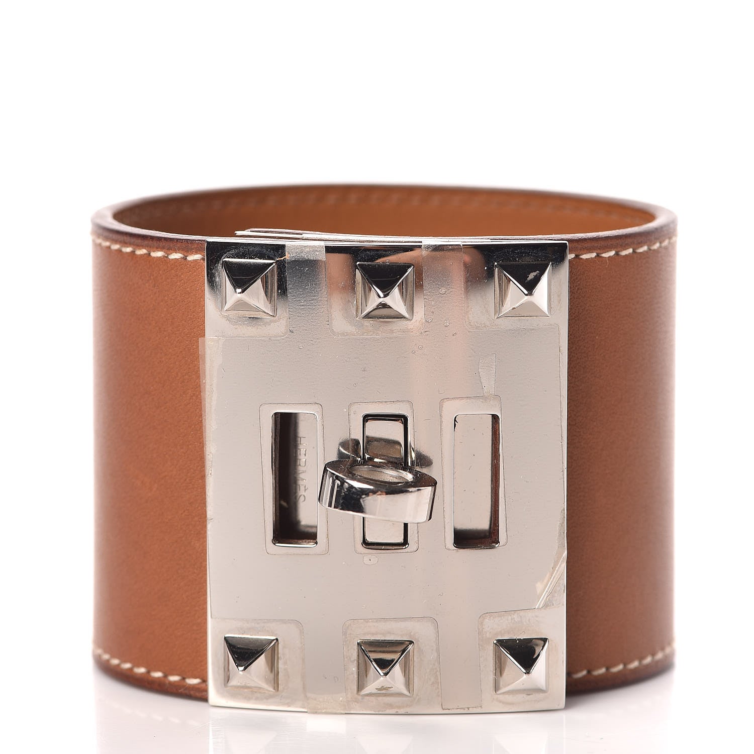 Hermes Barenia Kelly Extreme Dog Bracelet S Fauve 6 of 14