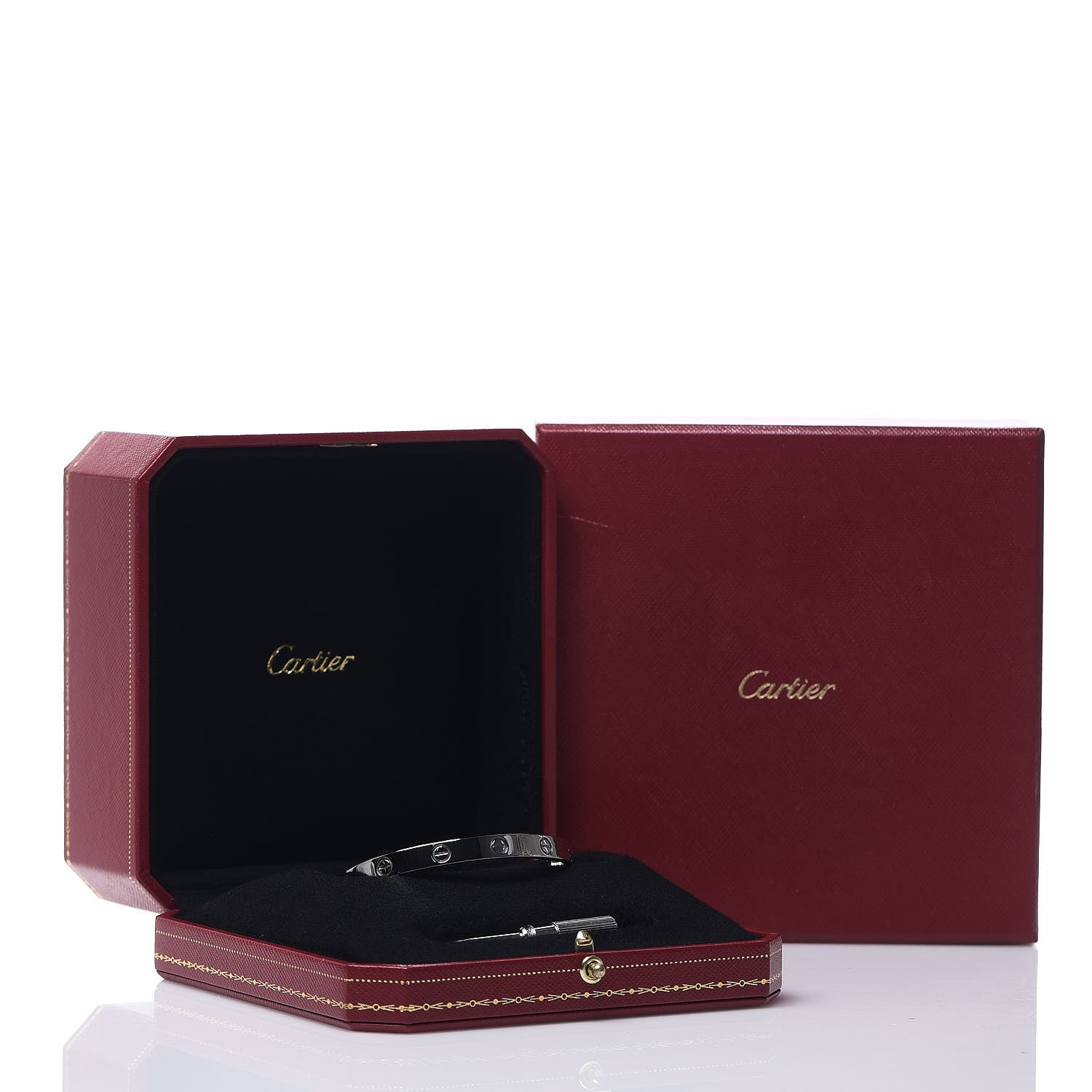 Cartier 18K White Gold LOVE Bracelet 17 6 of 6