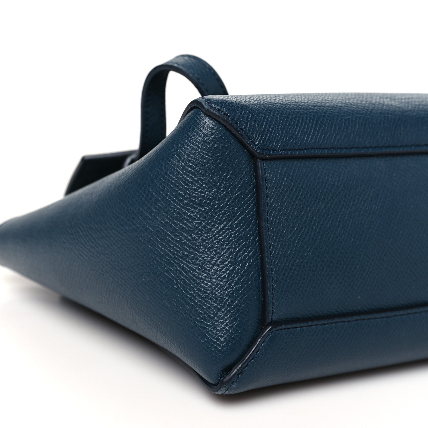 Celine Grained Calfskin Nano Belt Bag Abyss Blue 1748134