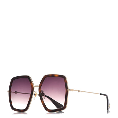 Gucci Square Frame GG0106S Sunglasses Tortoise 1 of 10