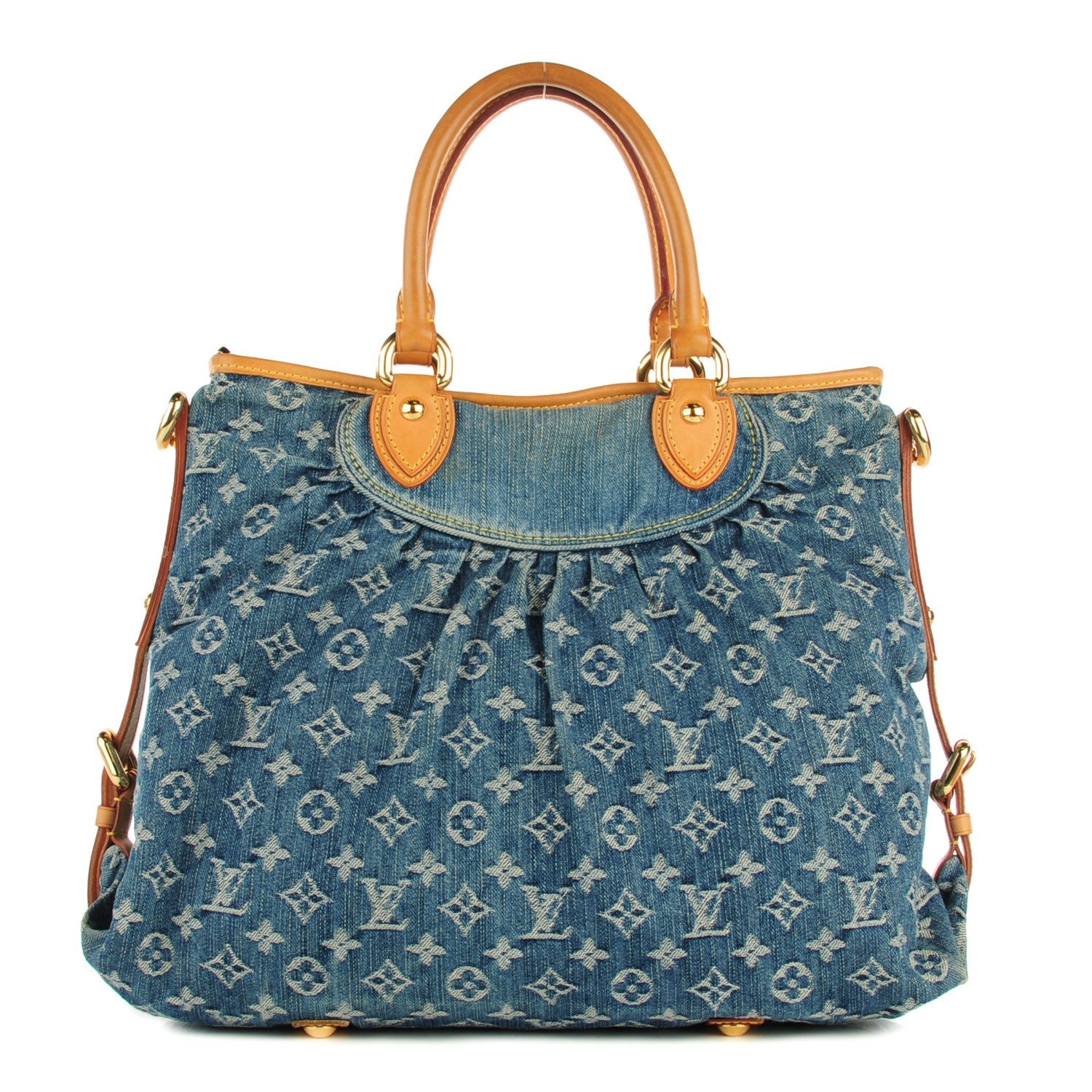Louis Vuitton Denim Neo Cabby GM Blue 1 of 14
