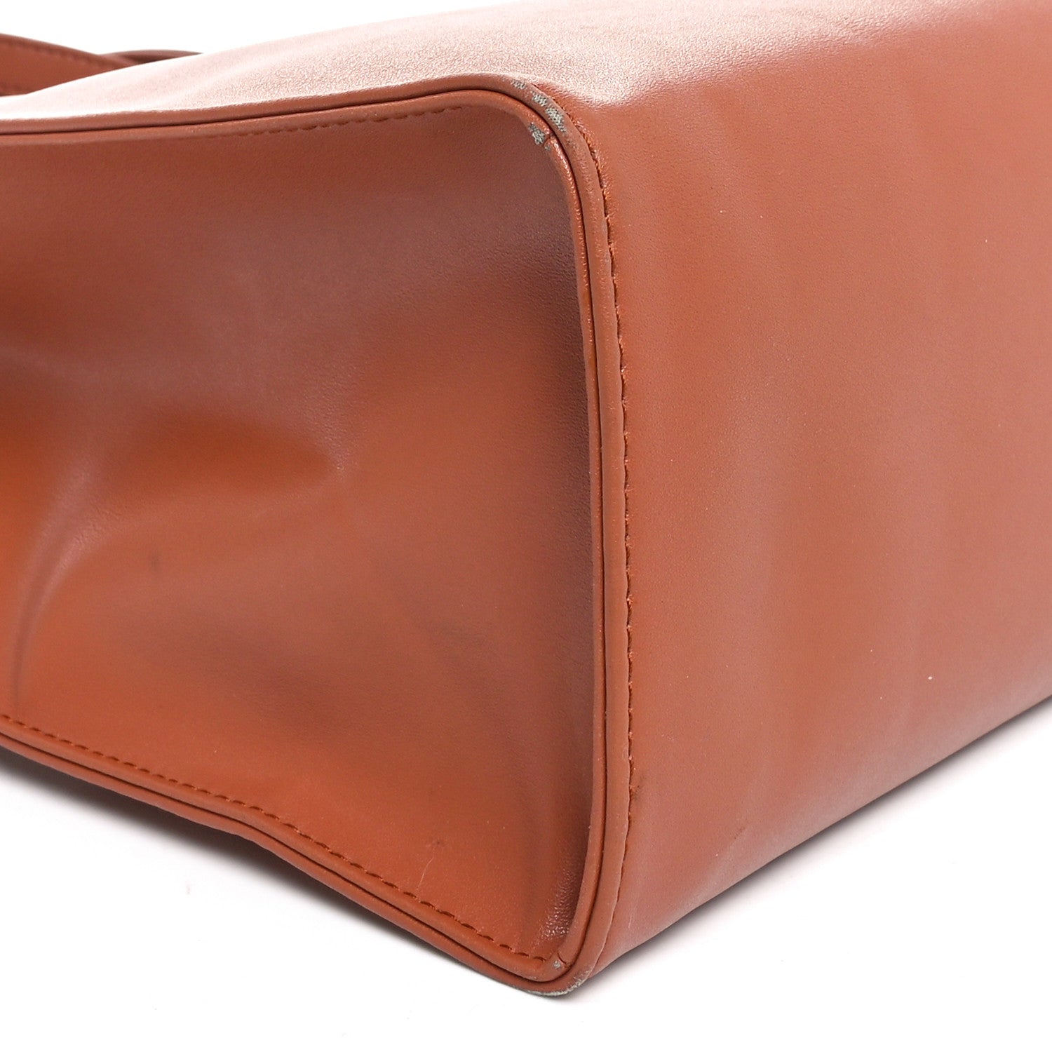 Telfar Vegan Leather Medium Shopping Bag Tan 8 of 9
