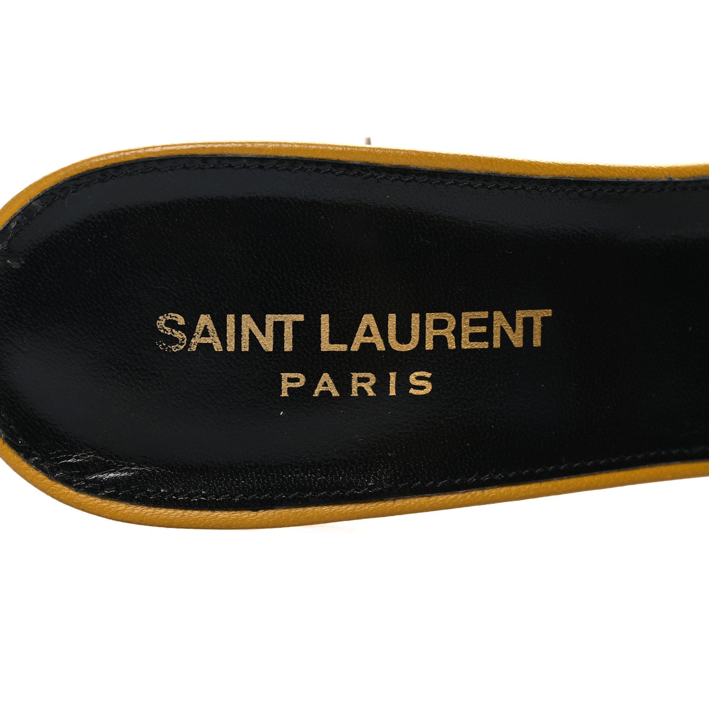 Lambskin Bianca Mules 40 Jaune Safari