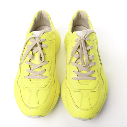 Gucci Calfskin Mens Rhyton Sneakers 8 Yellow Fluo 5 of 11