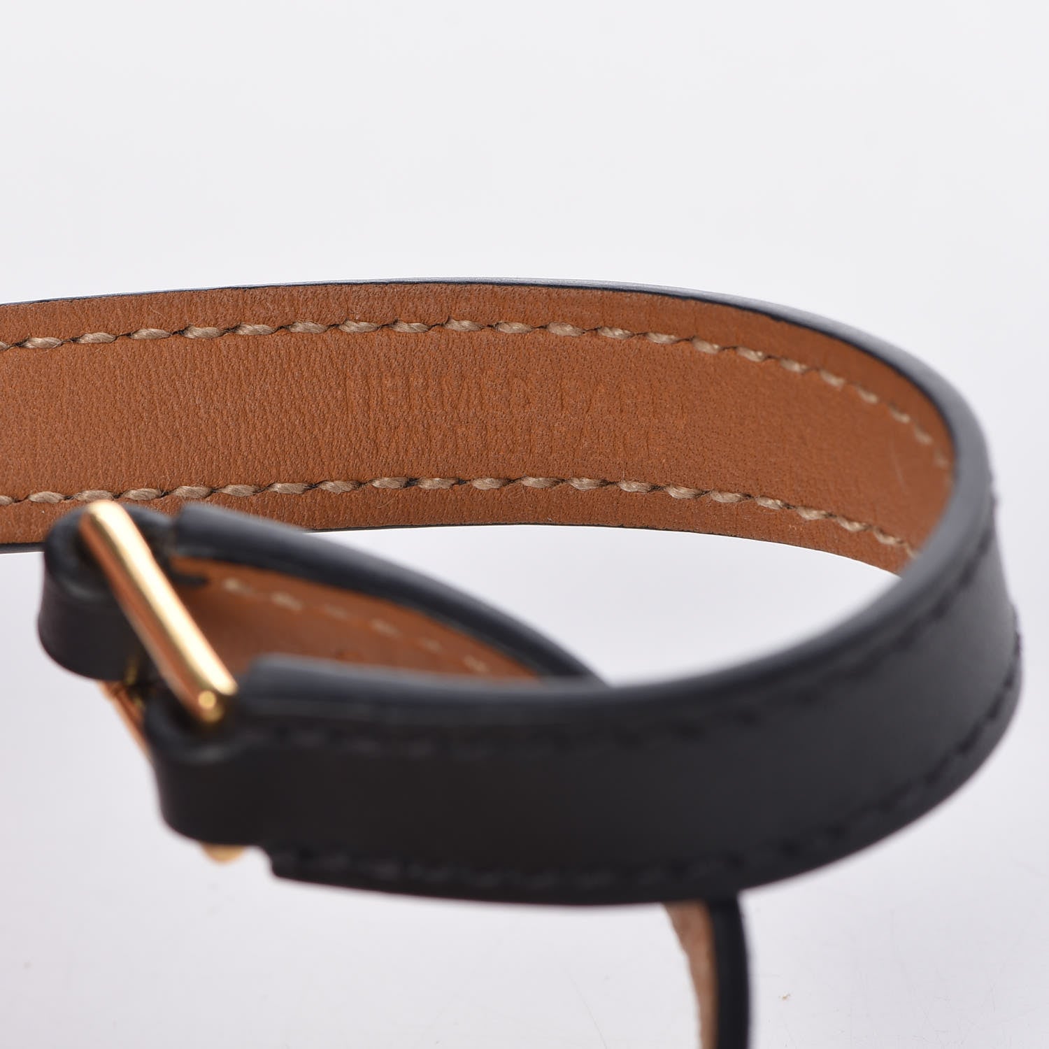 Hermes Swift Rivale Double Tour Bracelet S Black 4 of 7