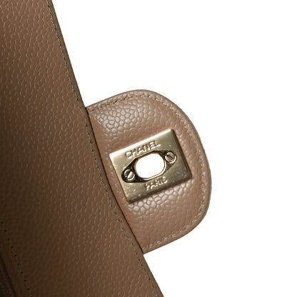 Chanel Caviar Quilted Small Double Flap Beige 10 of 11