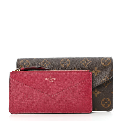 Louis Vuitton Monogram Jeanne Wallet Fuchsia 8 of 9