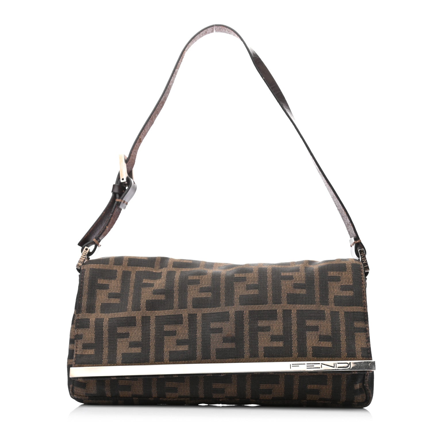 Fendi Zucca Shoulder Bag Tobacco 1 of 6
