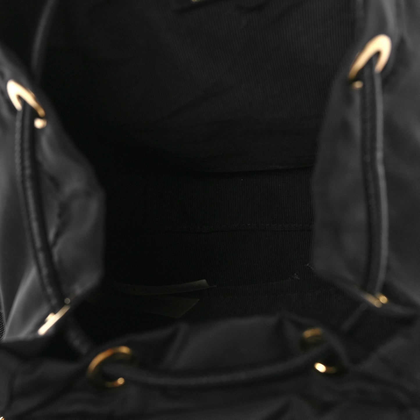 Nylon Small Rucksack Backpack Black