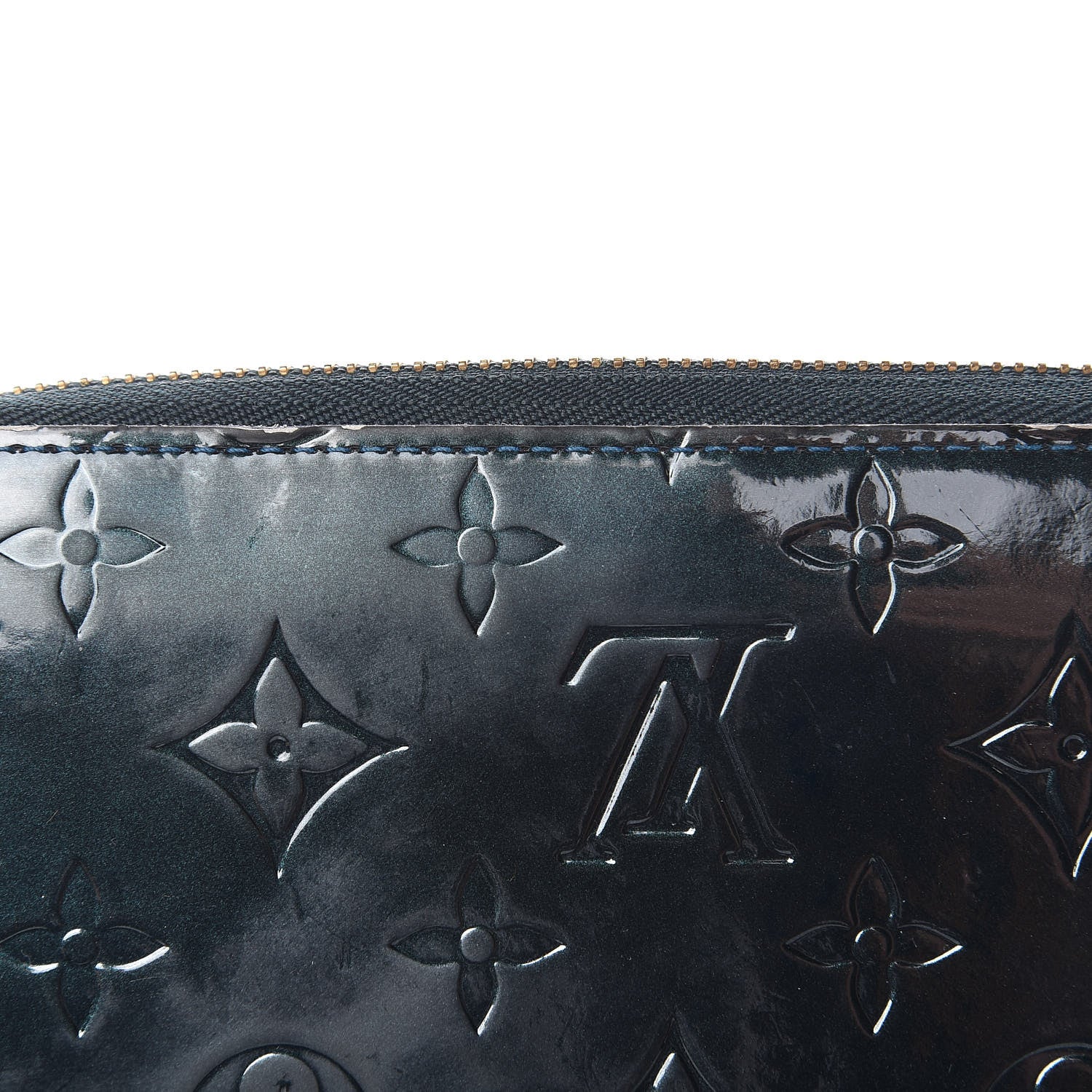 Louis Vuitton Vernis Zippy Wallet Blue Nuit 13 of 13