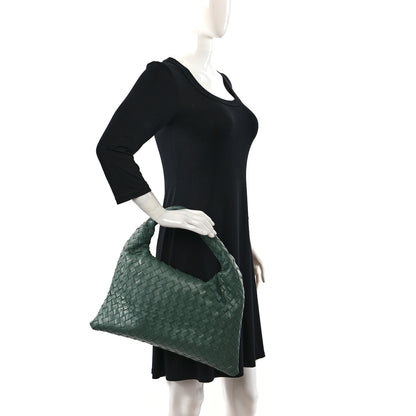 Bottega Veneta Calfskin Intrecciato Small Hop Aloe 2 of 8