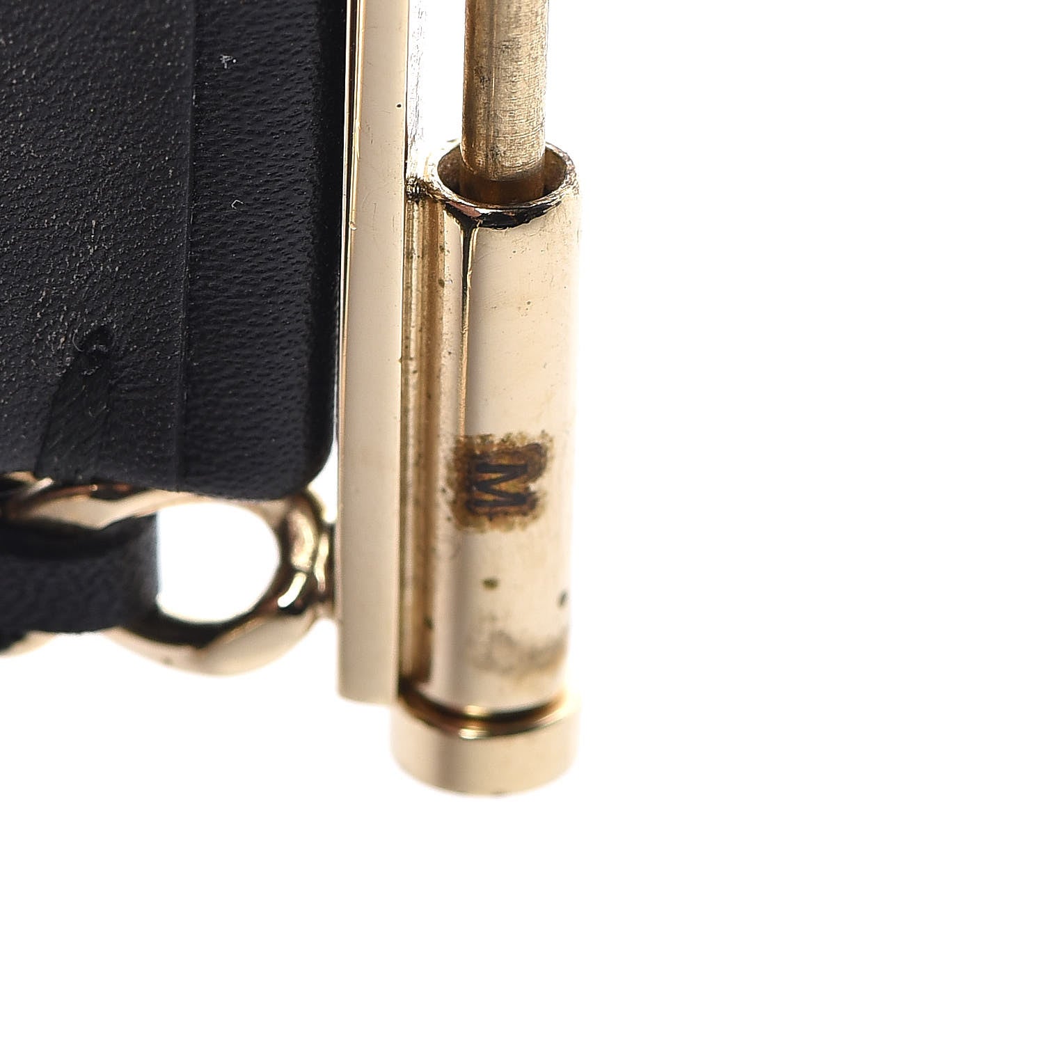 Chanel Lambskin Chain CC Cuff Black Gold 8 of 10