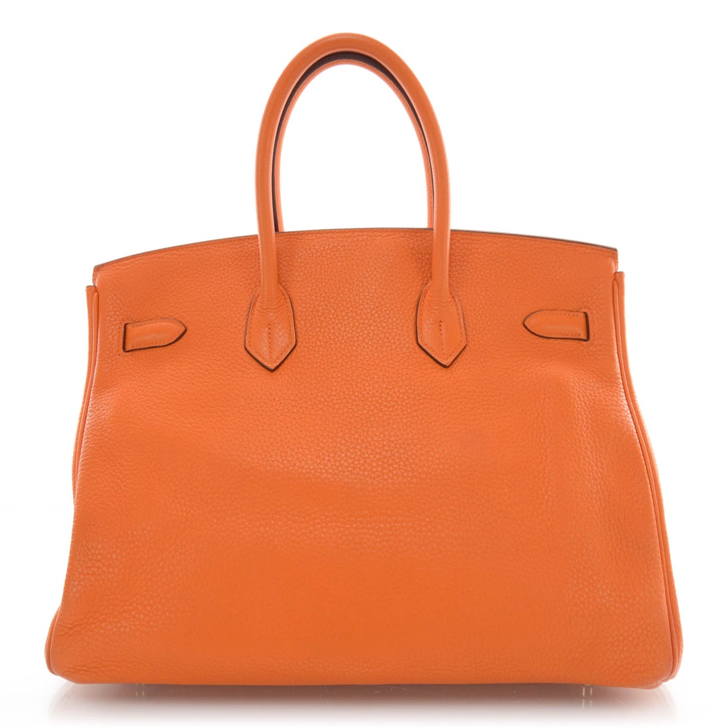 Taurillon Clemence Birkin 35 Orange