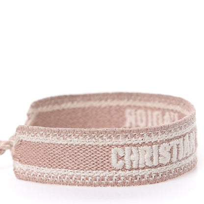 Christian Dior Woven Cotton J'Adior Friendship Bracelet Nude 5 of 5