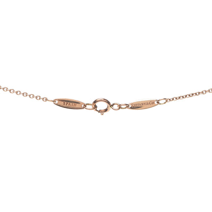 Tiffany 18K Rose Gold Diamond .10ct Elsa Peretti Diamonds by the Yard Pendant Necklace 4 of 4