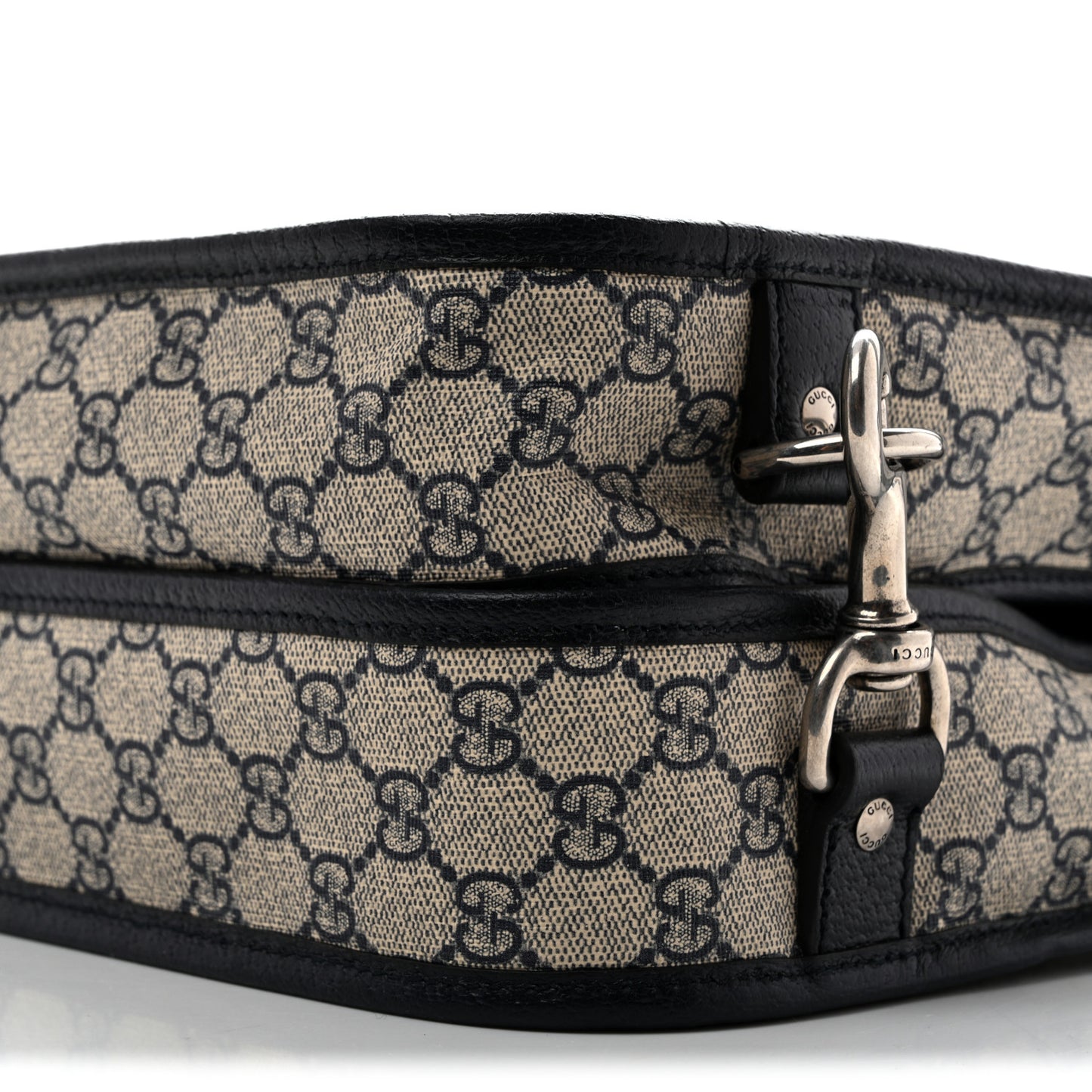 GG Supreme Monogram Web Savoy Garment Bag Beige Blue