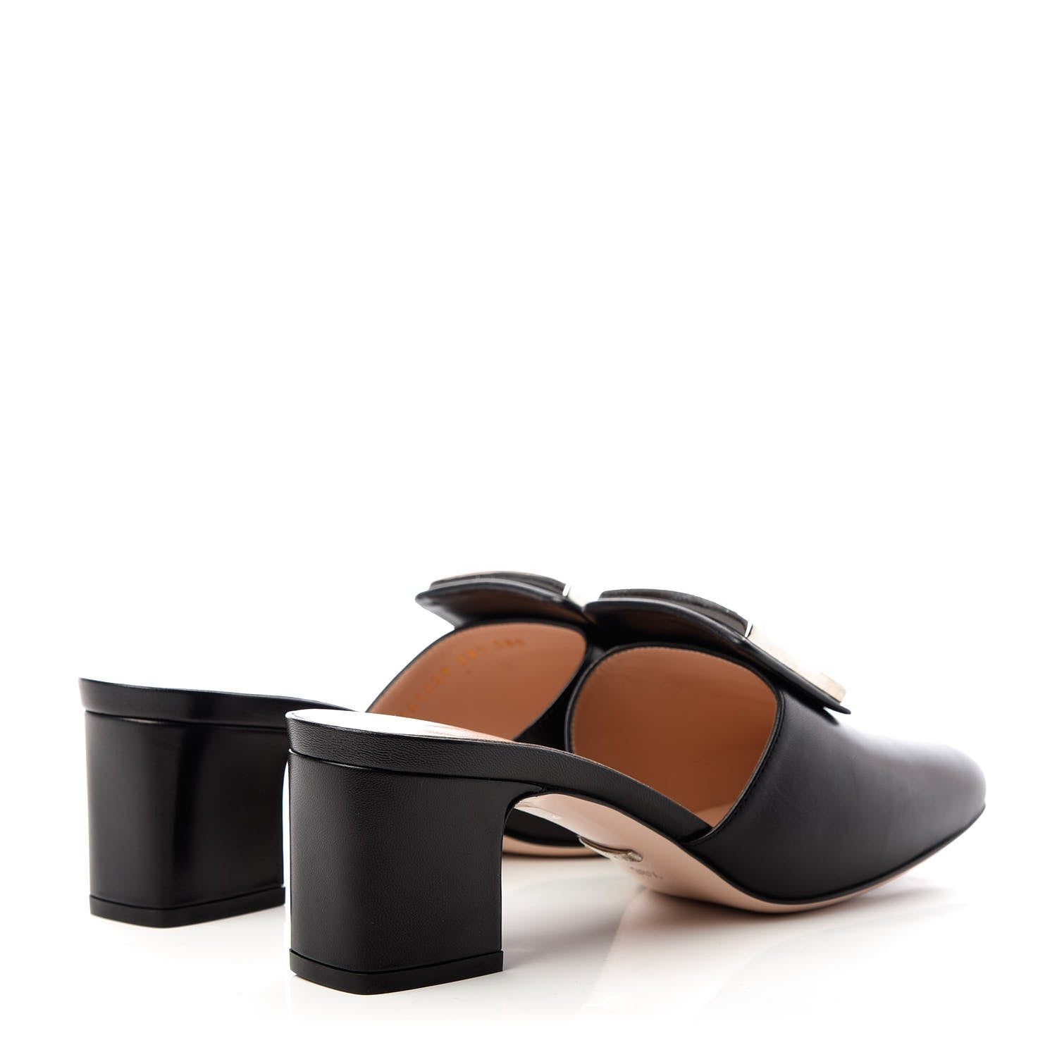 Gucci Malaga Kid Crystal Square G Madelyn Mules 38.5 Black 4 of 11
