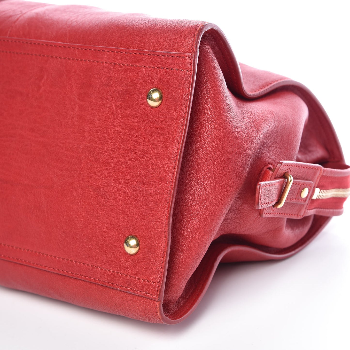 Sheepskin Medium Cabas ChYc Rouge Orient