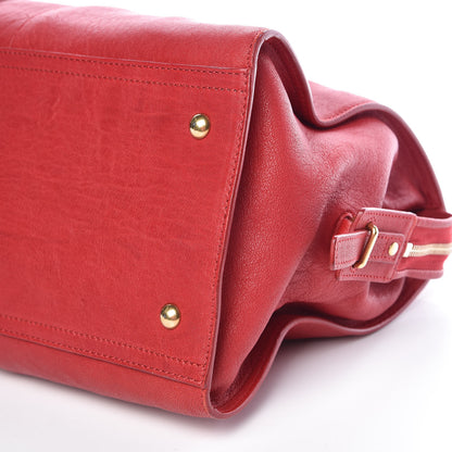 Saint Laurent Sheepskin Medium Cabas ChYc Rouge Orient 21 of 23