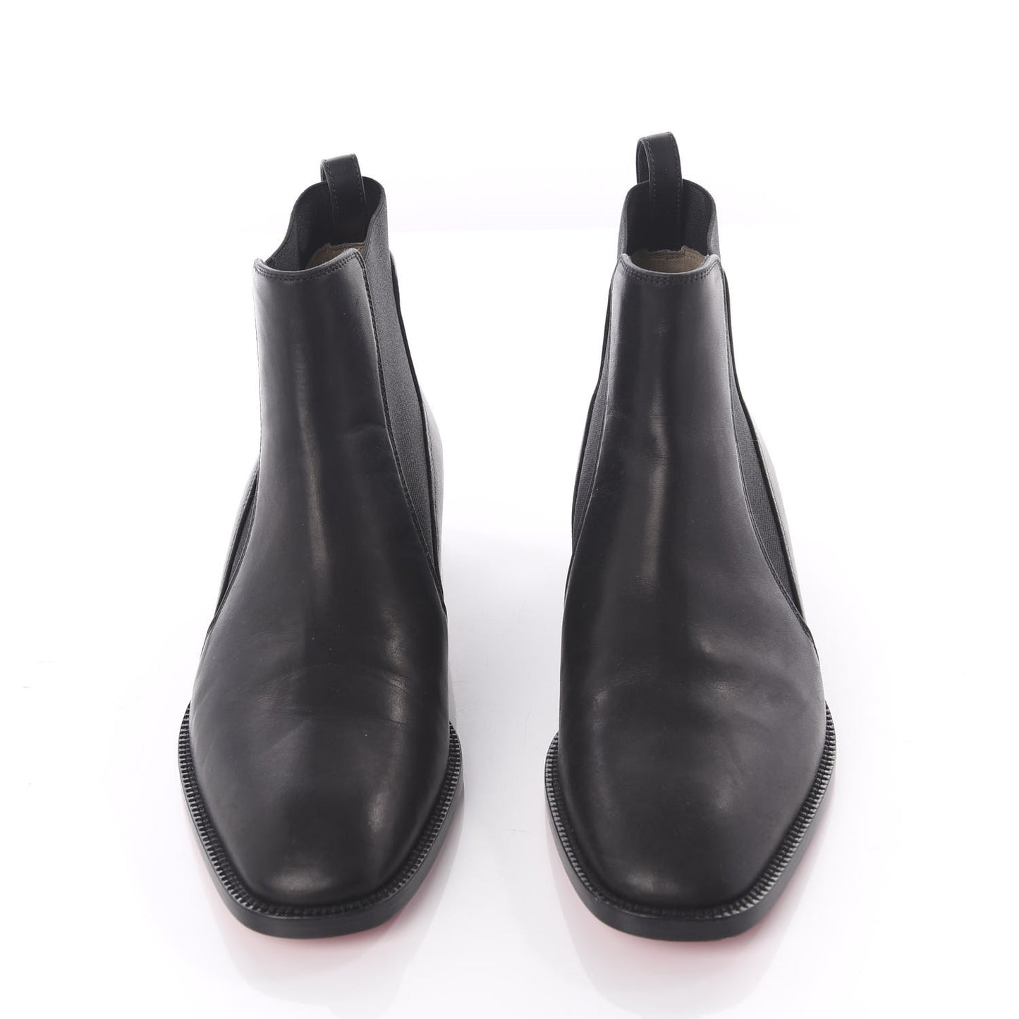 Calfskin Ingrassato Womens Marmada Flat Chelsea Boots 35.5 Black