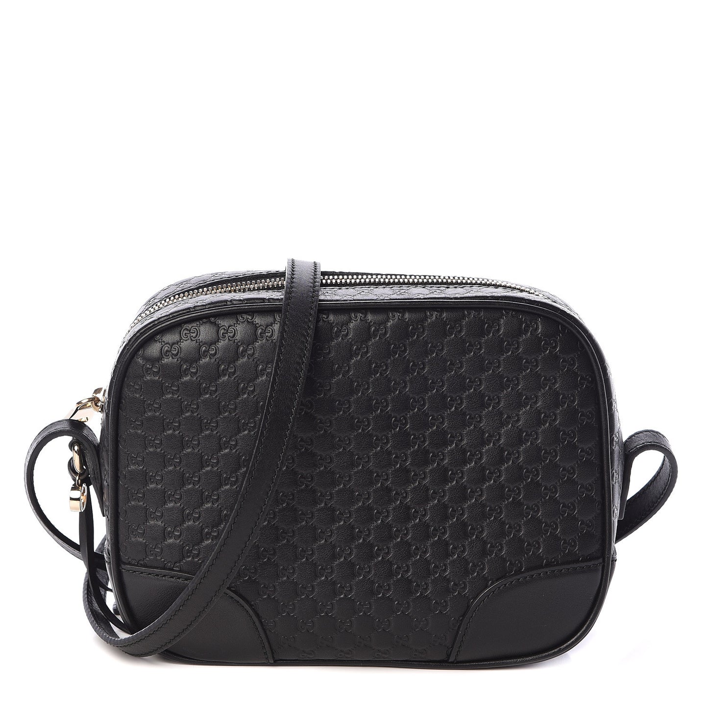 Microguccissima Mini Bree Messenger Bag Black