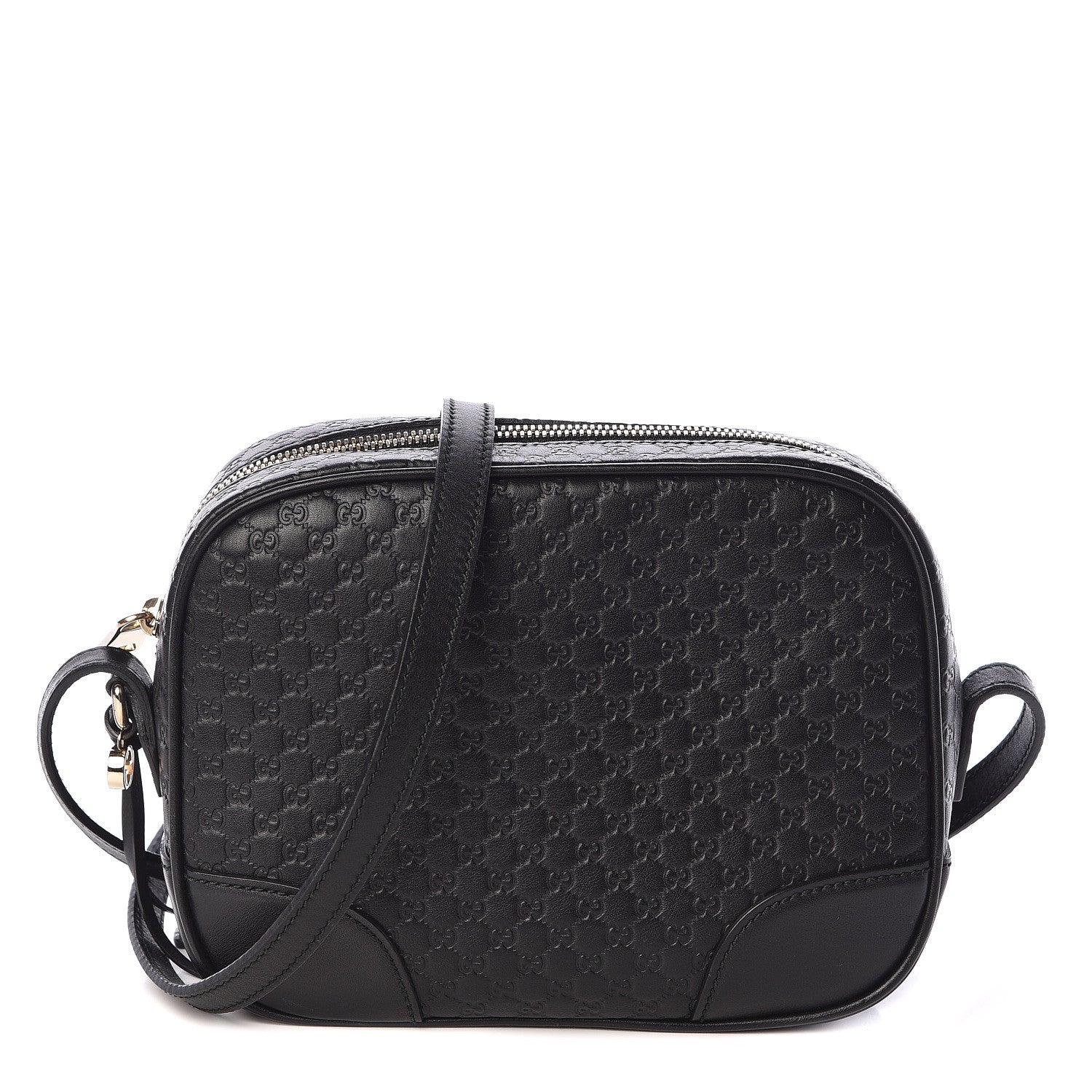 Gucci Microguccissima Mini Bree Messenger Bag Black 1 of 10