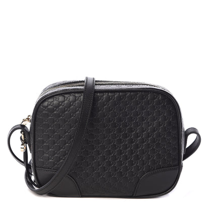 Gucci Microguccissima Mini Bree Messenger Bag Black 1 of 10