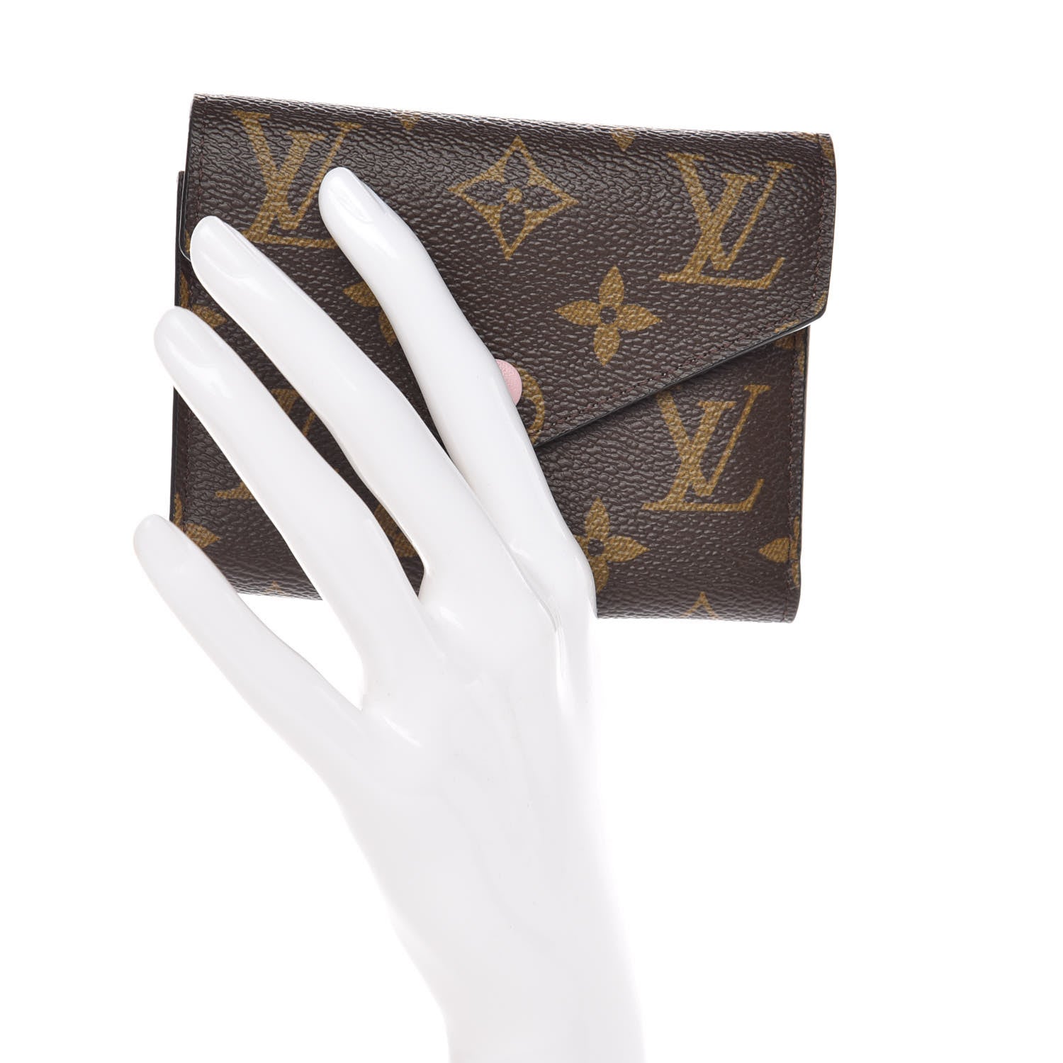 Louis Vuitton Monogram Victorine Wallet Rose Ballerine 2 of 8