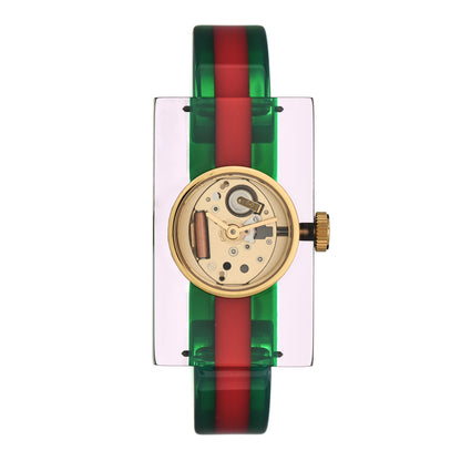 Gucci Stainless Steel Plexiglass 24mm Quartz Watch 1 of 5