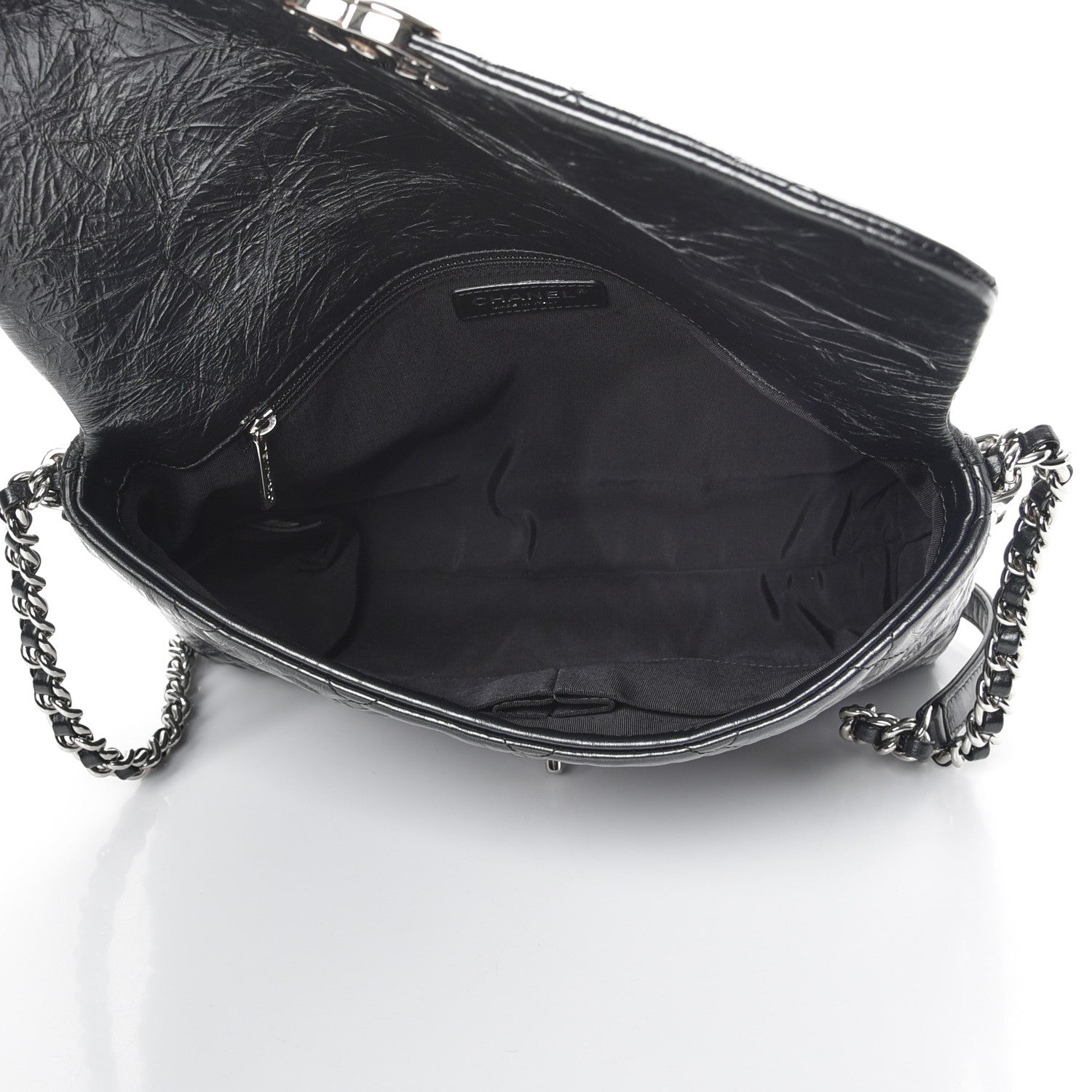 Chanel Crackled Aged Calfskin Big Bang Flap Black 5 of 8