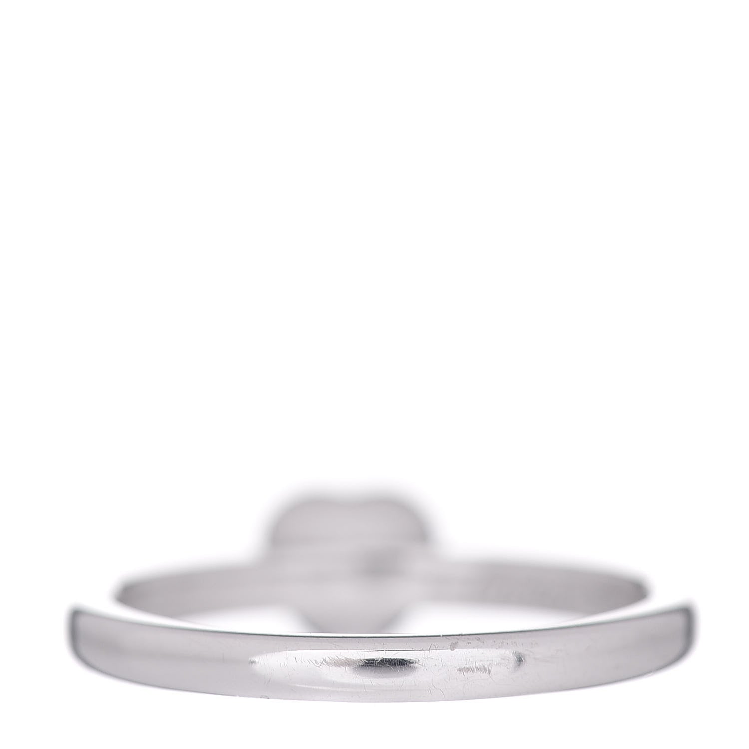 Cartier 18K White Gold Diamond D'Amour Heart Ring 47 4 4 of 5