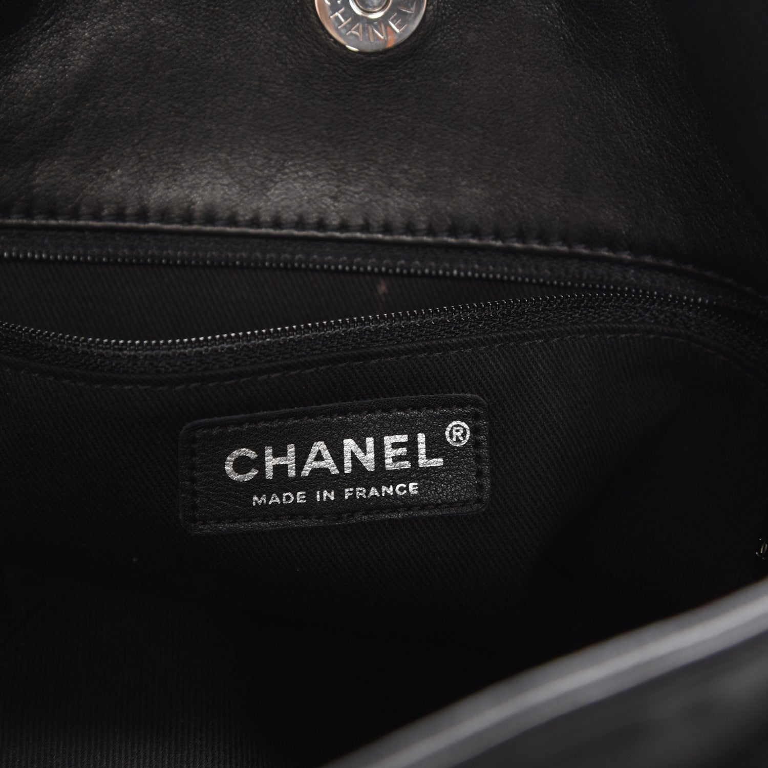 Chanel Lambskin Large Sharpei Shoulder Bag Black 6 of 7