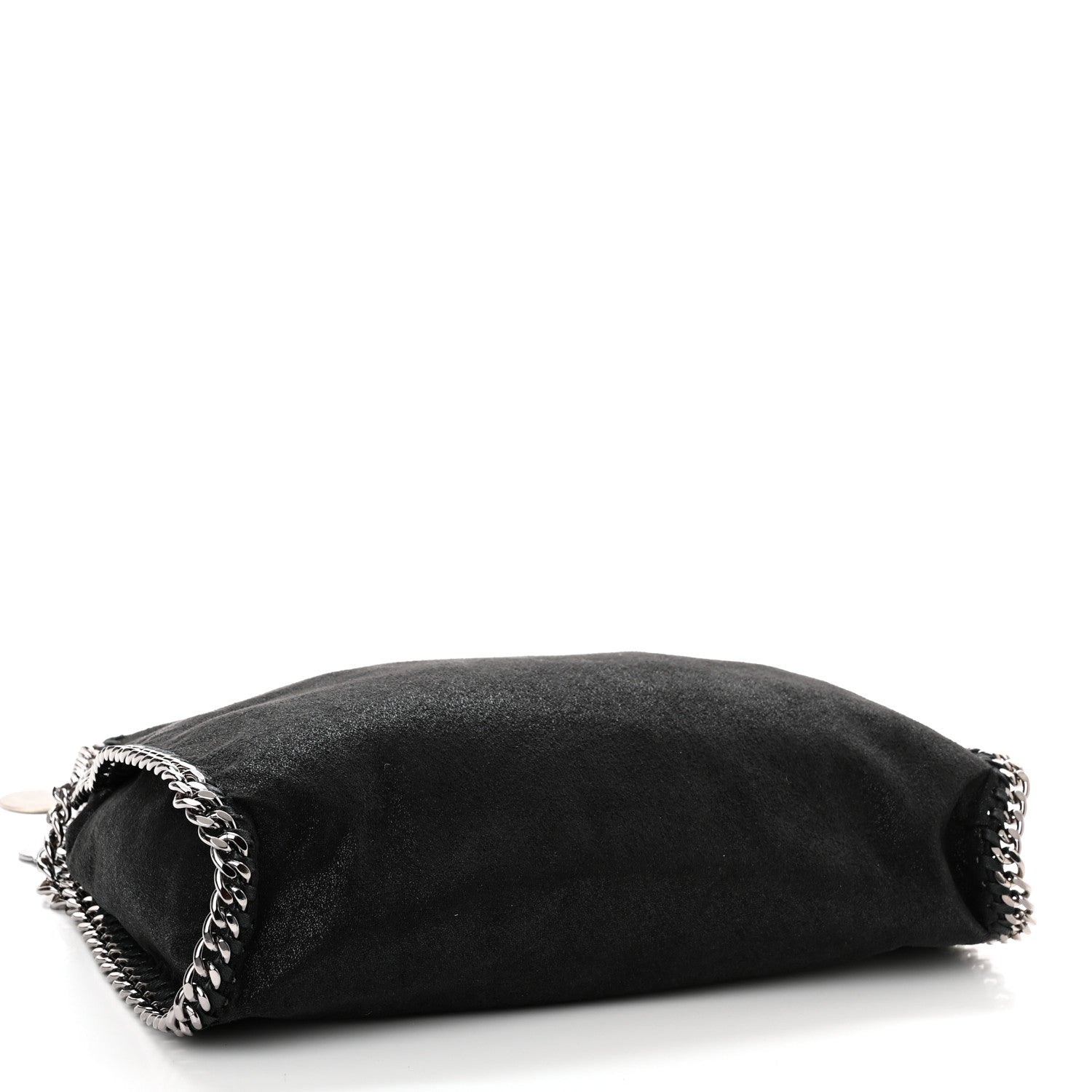 Stella McCartney Shaggy Deer Small Falabella Fold Over Tote Black 4 of 9