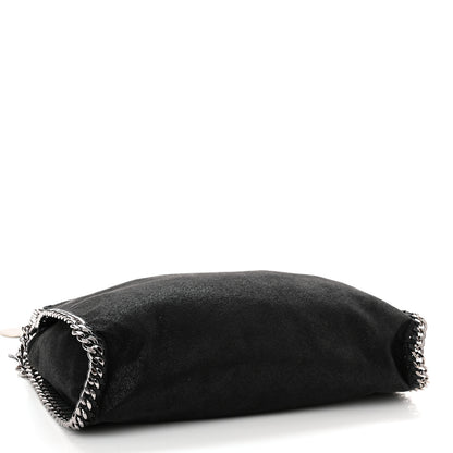 Stella McCartney Shaggy Deer Small Falabella Fold Over Tote Black 4 of 9