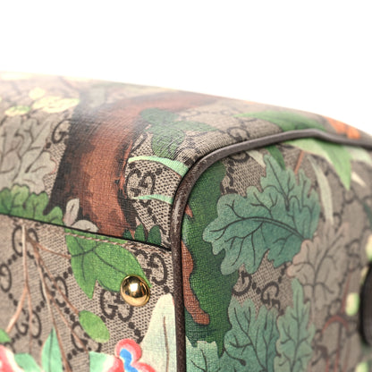 Gucci GG Supreme Monogram Tian Medium Boston Beige Multicolor New Acero 9 of 11
