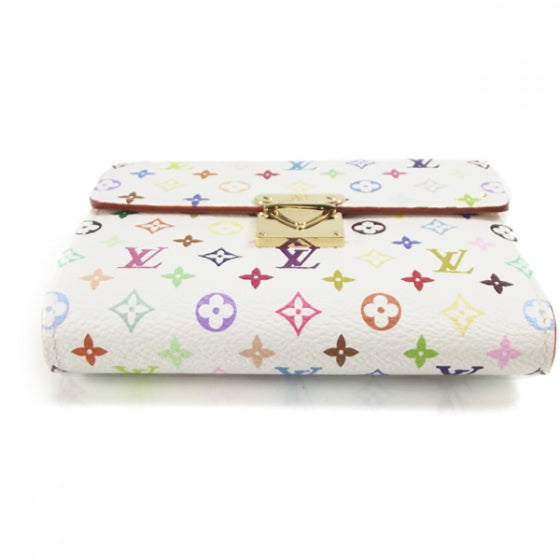 Monogram Multicolor Koala Wallet White
