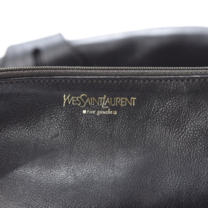 Saint Laurent Calfskin Vincennes Mombasa Hobo Black 7 of 12