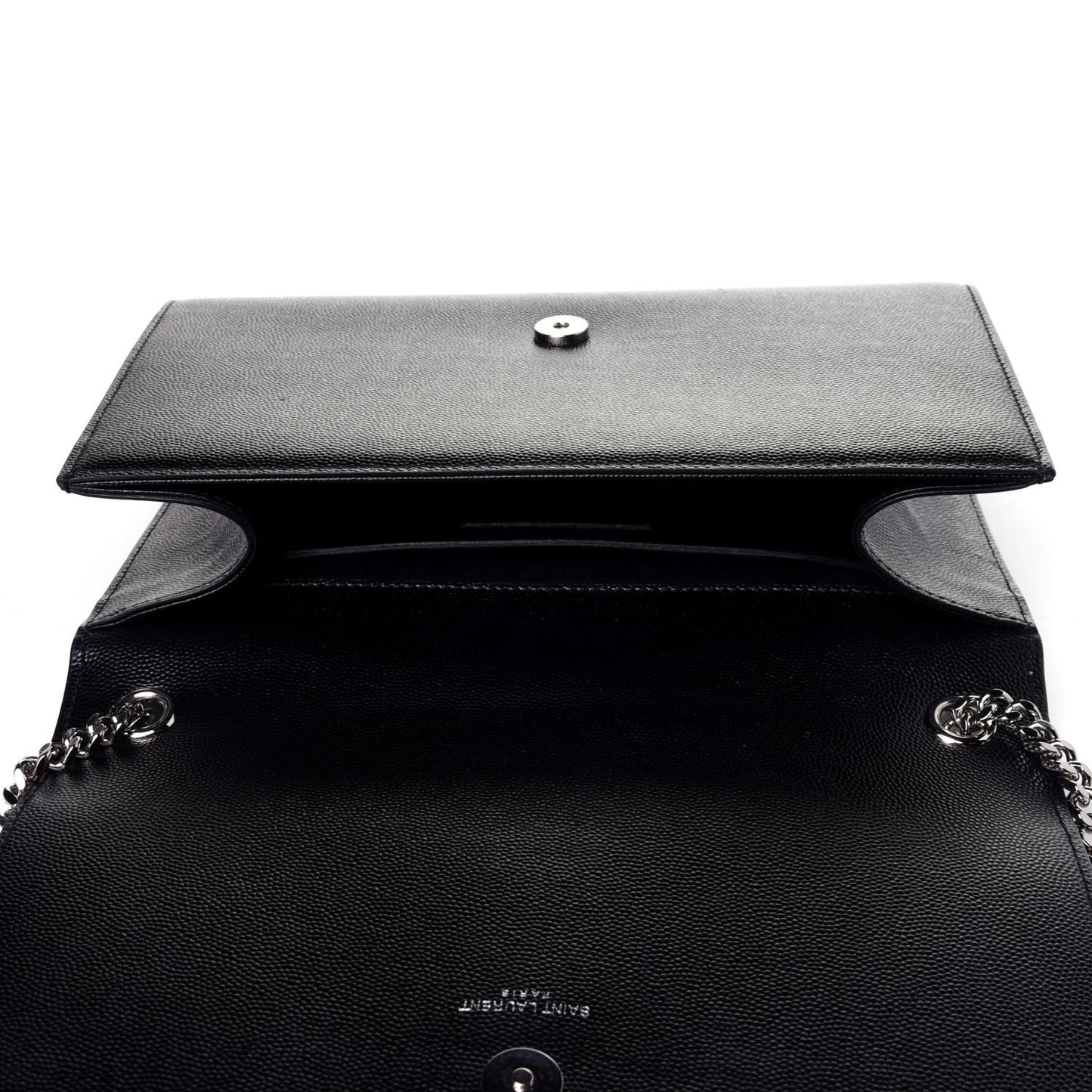 Grain De Poudre Medium Classic Monogram Kate Satchel Black