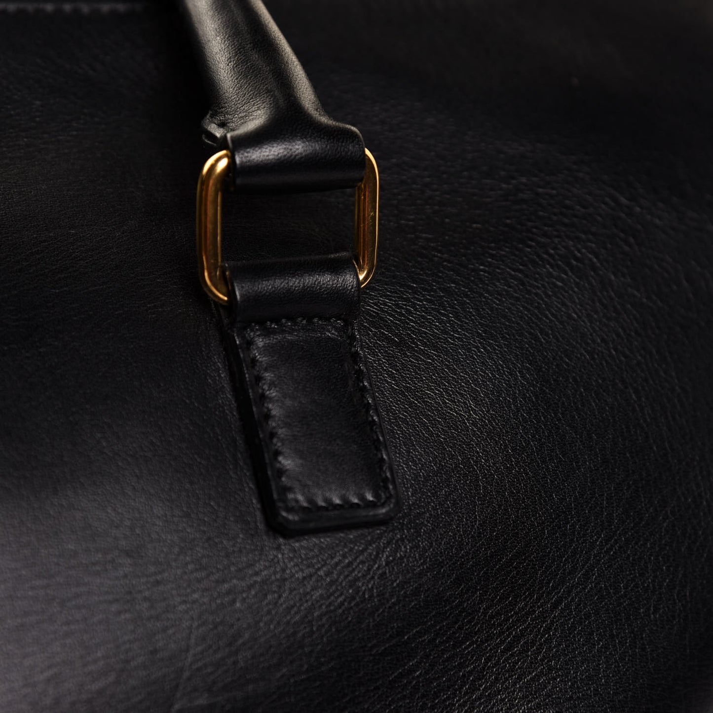 Calfskin Classic Duffle 12 Black
