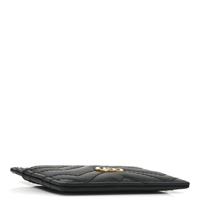 Gucci Calfskin Matelasse GG Marmont Card Holder Black 4 of 6