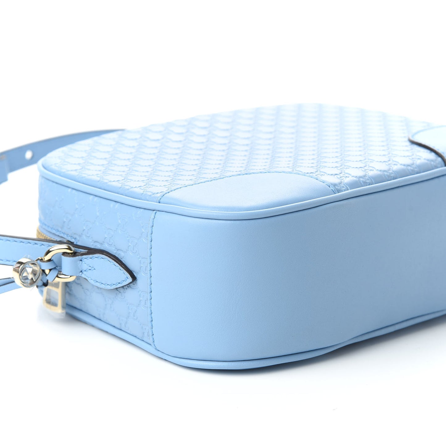 Microguccissima Mini Bree Messenger Bag Mineral Blue