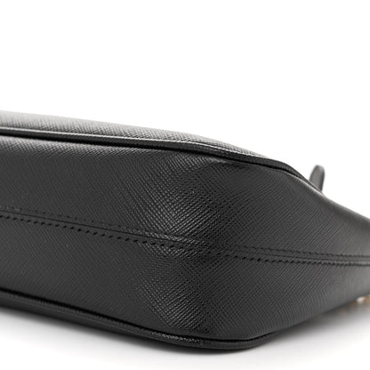 Prada Saffiano Lux Re-Edition 2005 Shoulder Bag Black 11 of 11